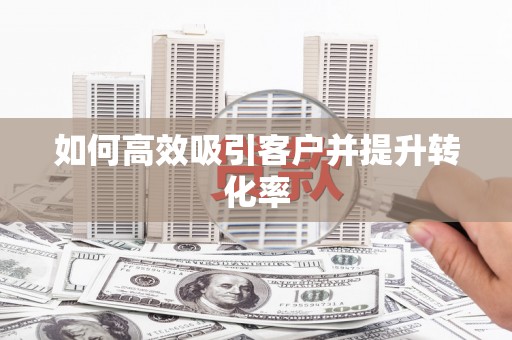 大寮如何高效吸引客户并提升转化率