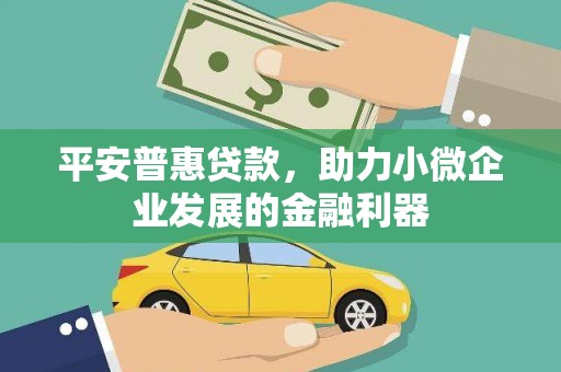 大寮平安普惠贷款，助力小微企业发展的金融利器
