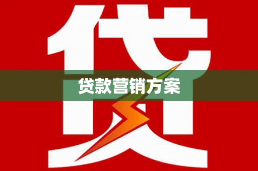 大寮贷款营销方案