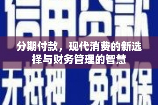大寮分期付款，现代消费的新选择与财务管理的智慧