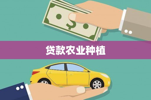 大寮贷款农业种植