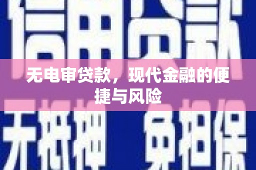 大寮无电审贷款，现代金融的便捷与风险