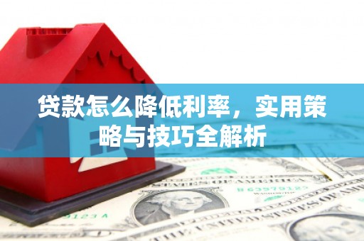 大寮贷款怎么降低利率，实用策略与技巧全解析