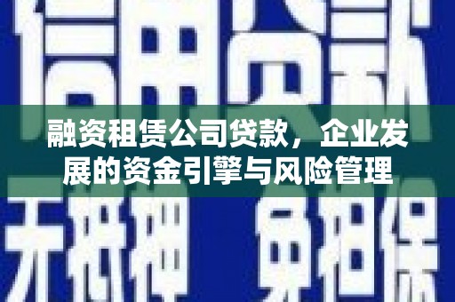 大寮融资租赁公司贷款，企业发展的资金引擎与风险管理