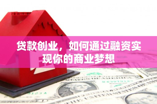 大寮贷款创业，如何通过融资实现你的商业梦想