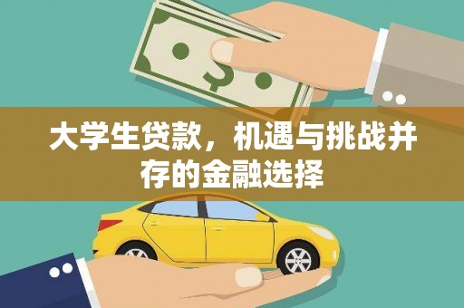 大寮大学生贷款，机遇与挑战并存的金融选择