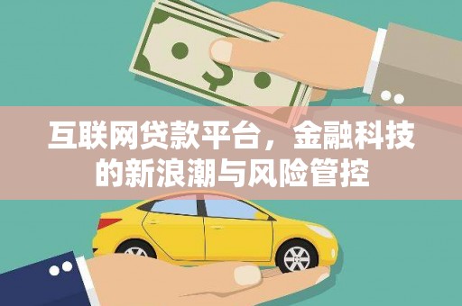 大寮互联网贷款平台，金融科技的新浪潮与风险管控