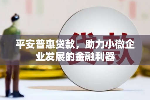 大寮平安普惠贷款，助力小微企业发展的金融利器